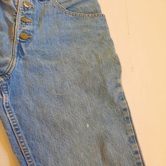 Guess Jeans Womens Blue High Rise Button Fly Georges Marciano Vintage 1990s - Picture 8 of 10